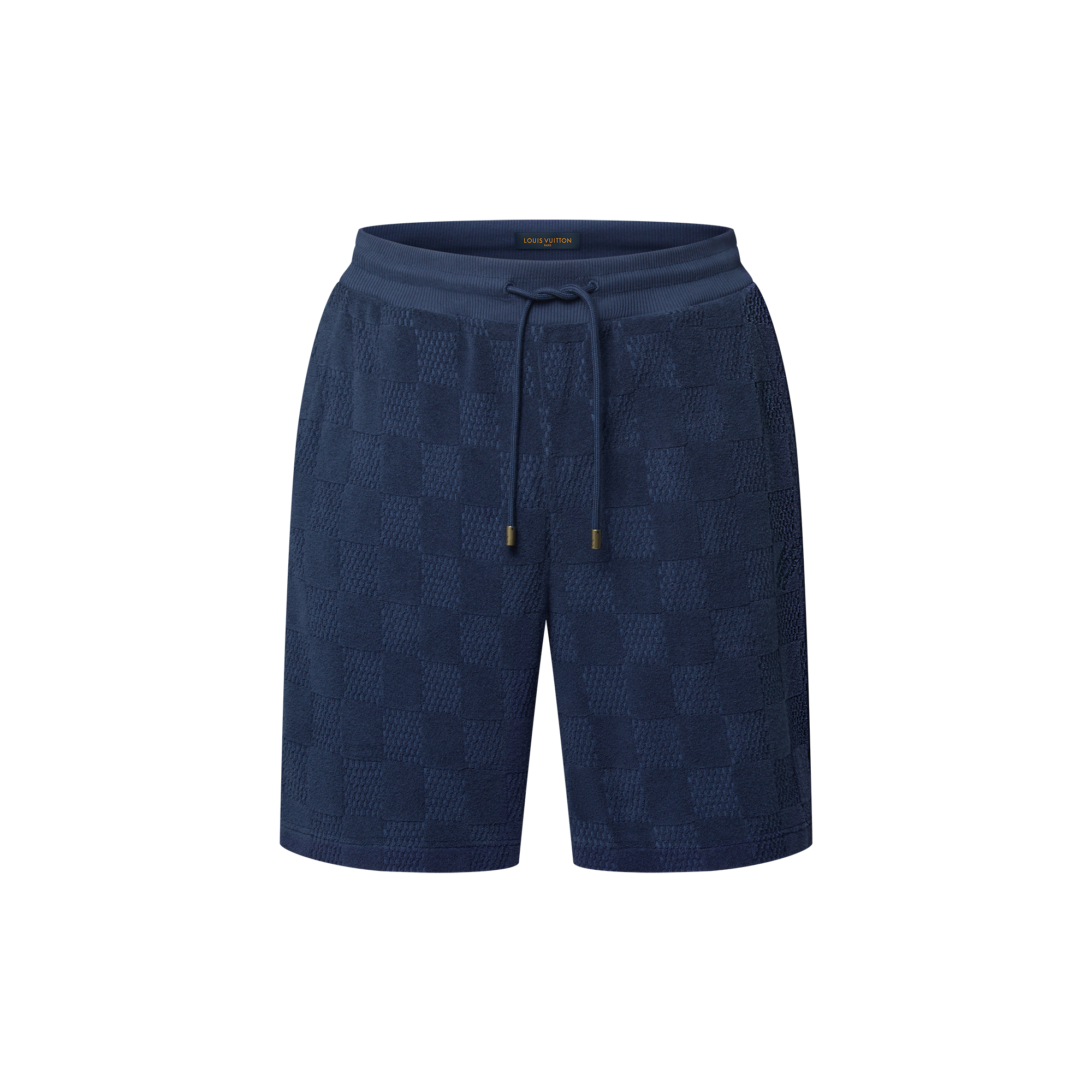 24FW LOUIS VUITTON ダミエ フレンチテリー コットン ショーツ Damier French Terry Cotton-Blend Shorts - Ready-to-Wear